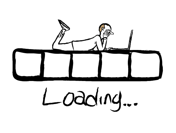 Art Waiting Sticker by Sam Omo