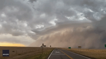 Spooky Storm Clouds Loom Over Colorado-Kansas Border