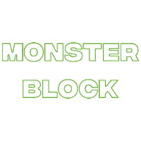 Monster Block Sticker by LNV