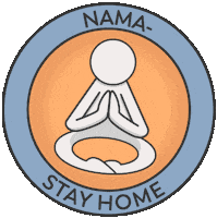 Yoga Stay Home Sticker