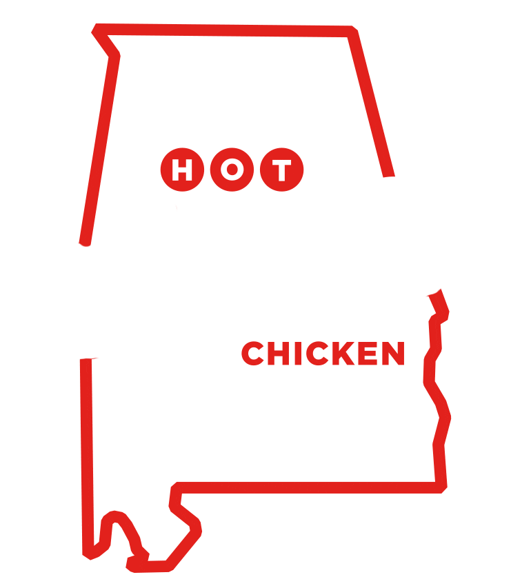 HattieBs chicken lit spicy alabama Sticker