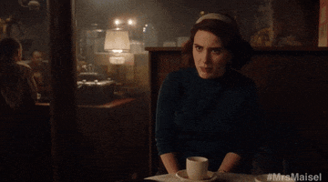 im funny rachel brosnahan GIF by The Marvelous Mrs. Maisel