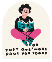 Books Read Sticker by sembangsembang