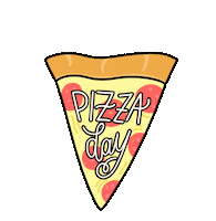 Pizza Time Love Sticker by cebrazul