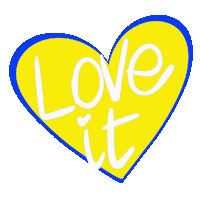 ImageKER love heart love it image Sticker