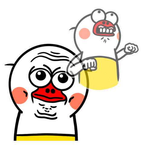 Frustrated Silent Rage Sticker by kwaesam