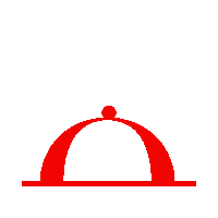 cloche kiss the chef Sticker by Marcia Selden