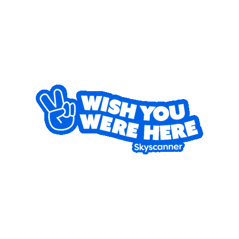 SkyscannerSocialMedia holiday vacation traveling travelling Sticker
