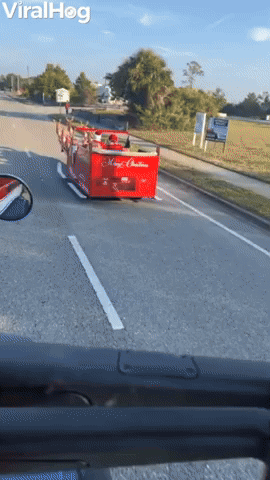 Santa Spotted Driving in Daytona