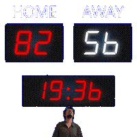 56 Away Sticker