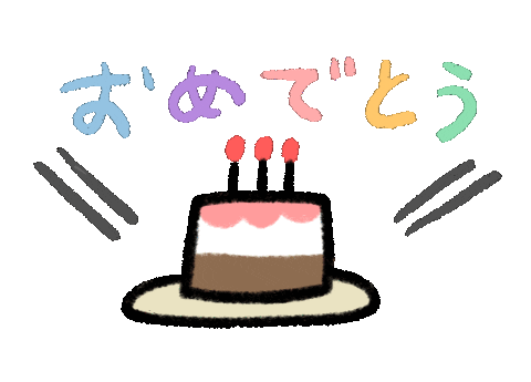 生日快樂 恭喜 Sticker