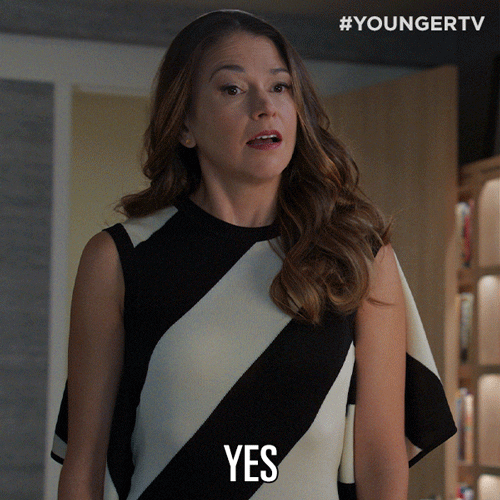Sutton Foster Smile GIF by TV Land