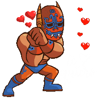 Te Quiero Wwe Sticker by Guerrero Maya