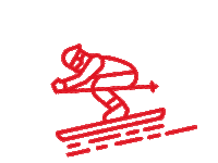 Skiing Slope Sticker by Silvretta Montafon