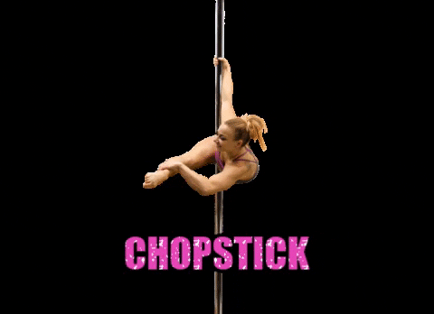 Chopstick GIF by Pole Dance Online