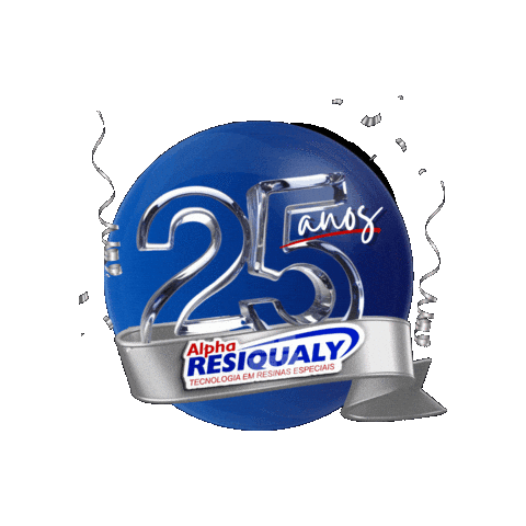 Resiqualy giphygifmaker Industria comemoração resinas Sticker