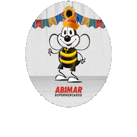 Bee Festajunina Sticker by abimarsupermercados