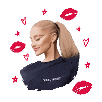Ariana Grande Artwork Sticker by Espelho