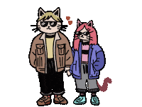 Couple Love Sticker