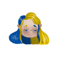 Girl Illustration Sticker