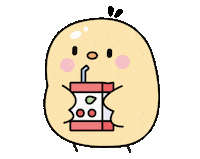 Chicken Apple Sticker