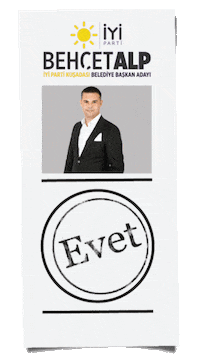 behcetalp kuşadası behçetalp iyipartikuşadasıbelediyebaşkanadayı avbehcetalp Sticker