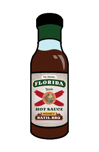 Bbq Sauce Honey Sticker by The Original Florida Brand Hot Sauce