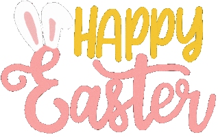 Happy Bunny Easter Sticker