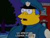 Season 7 Police GIF by The Simpsons