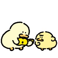 420gram00 dance fun character duck Sticker
