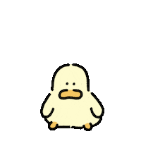 420gram00 character duck banana question Sticker