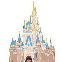 Tokyo Disneyland Disney Castle Sticker
