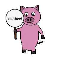 Arrowquip pig beef piggy arrowquip Sticker