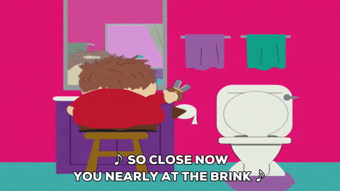happy bathroom GIF by South Park 