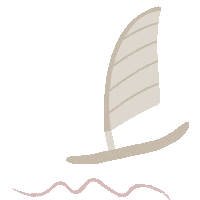 Windsurf Sticker by muypotra