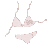 Bikini Sticker by muypotra