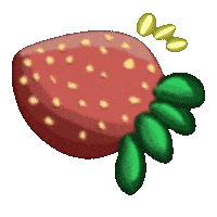 Fruit Strawberry Sticker