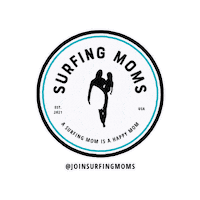 surfingmoms mom community california surf Sticker