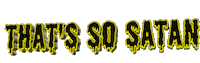 Thats So Satan Sticker by AnimatedText