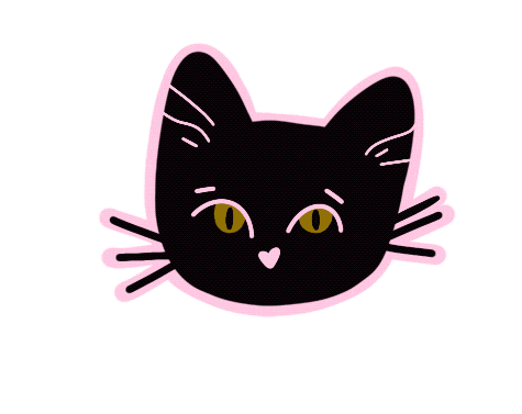 Cat New Post Sticker
