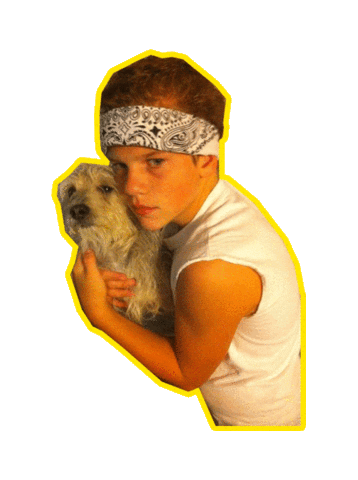 dog johnny Sticker by CCEA Youth