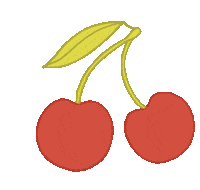 Fruit Cherry Sticker by humnutrition