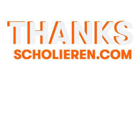 school thanks Sticker by scholieren