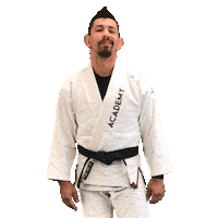 Happy Black Belt Sticker by Academy Jiu-Jitsu