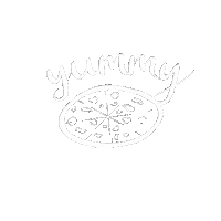 Pizza Lines Sticker