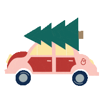 Moving Christmas Tree Sticker by avamay