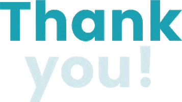 Thanks Thank You Sticker by Sheila Streetman