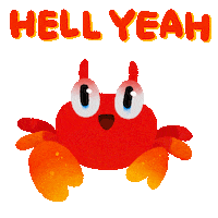Happy Hell Yeah Sticker by pikaole