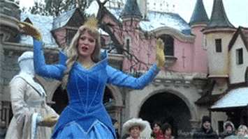 sleeping beauty face character GIF