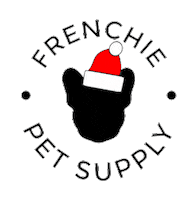 French Bulldog Christmas Sticker by frenchiepetsupply